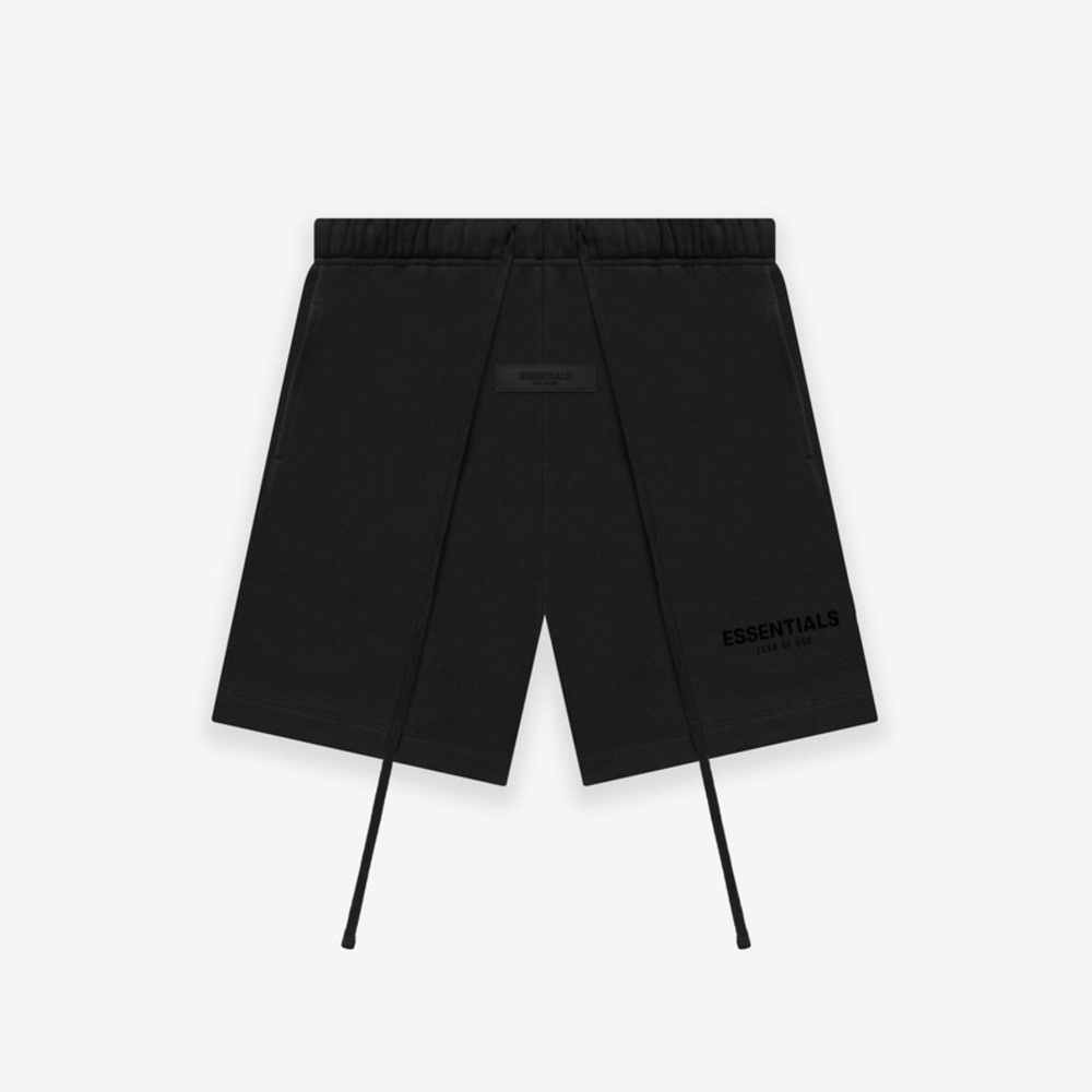Essentials Fear Of God SS22 Stretch Limo Black Shorts - Comes With Original Tags